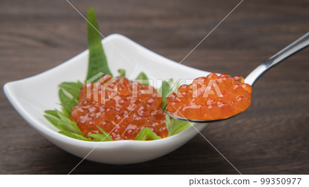 Salmon roe marinated in soy sauce Image Salmon roe marinated in soy sauce Image 99350977