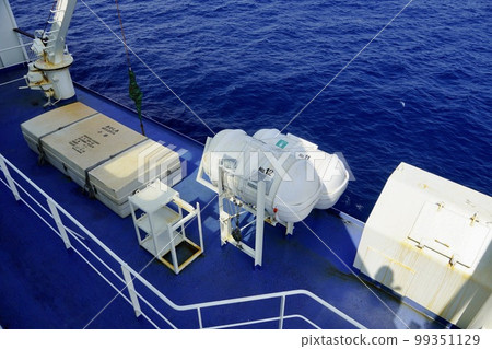 氣脹救生筏支撐艇和氣脹救生筏（落水式） 99351129