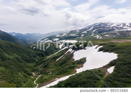 Fumarole fields on The small Valley of Geysers 99351980