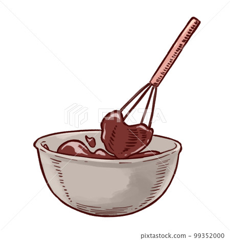 Cake making illustration Cake making illustration 99352000