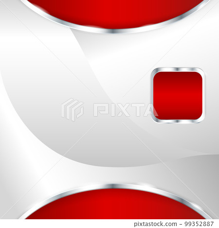 Abstract metallic background with red element Abstract metallic background with red element 99352887