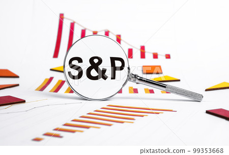 S and P 500, stock market indexes concept 99353668