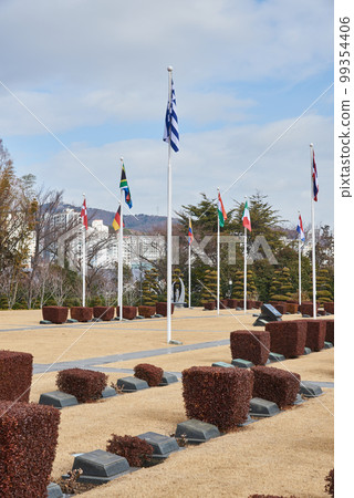 United Nations Memorial Cemetery in Busan South Korea United Nations Memorial Cemetery in Busan South Korea 99354406