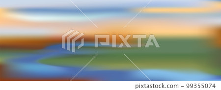 Gradient background. Abstract landscape with mountains for banners and stories. Vector illustration. 99355074