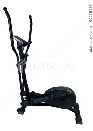 Elliptical trainer isolated on white background 99356158