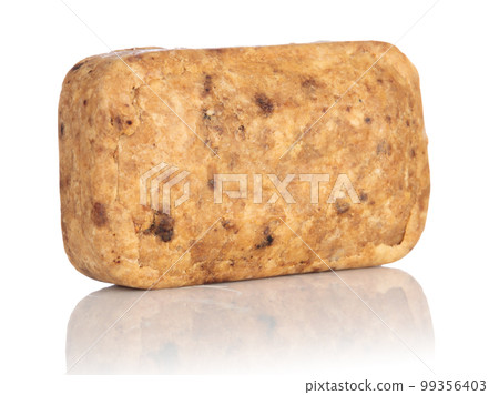 Handmade, natural soap. Brown soaps on a white background. Handmade, natural soap. Brown soaps on a white background. 99356403