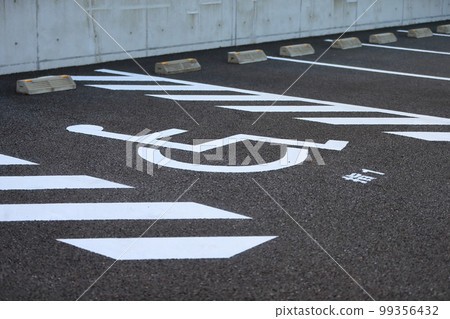 Priority parking lot image Priority parking lot image 99356432