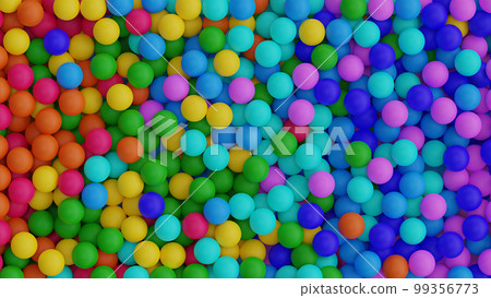 Colorful Balls Background 99356773