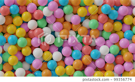 Colorful Glossy Balls Background Colorful Glossy Balls Background 99356774