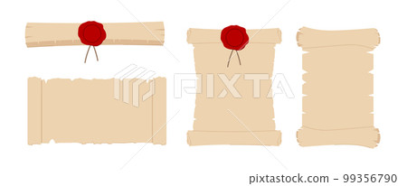 Parchment old scroll 99356790