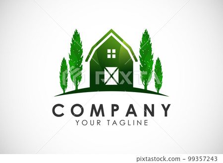 Farmhouse concept logo Template, Agriculture icon sign symbol Farmhouse concept logo Template, Agriculture icon sign symbol 99357243