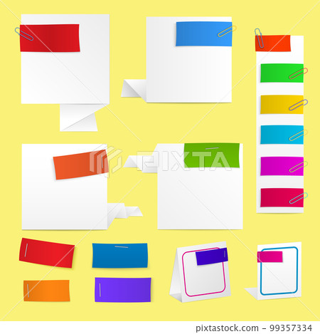Paper labels with clips Paper labels with clips 99357334
