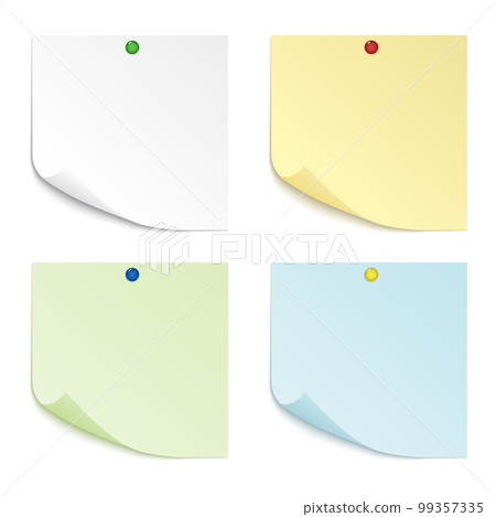 Colored sheets of paper Colored sheets of paper 99357335