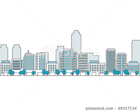 摩天大樓大城市背景素材 摩天大樓大城市背景素材 99357534