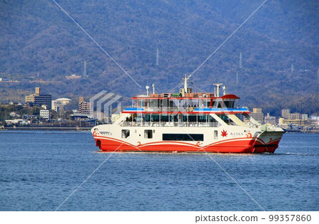 To Miyajima in Aki ... The gateway to the sea and the ferry 99357860