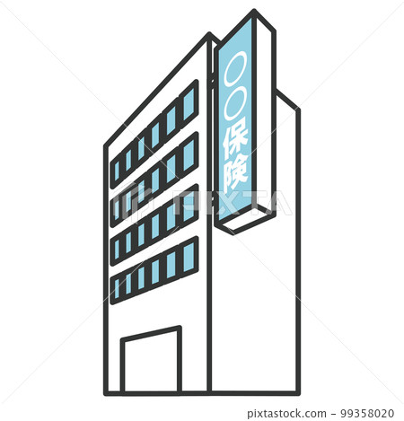 Insurance company building image material Insurance company building image material 99358020