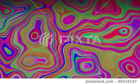 Geometric futuristic modern dynamic background, lines, circles, digital pixels flow, fractal liquid art. Geometric futuristic modern dynamic background, lines, circles, digital pixels flow, fractal liquid art. 99358197