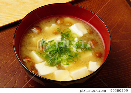 Tofu Miso Soup Nameko Miso Soup 99360399