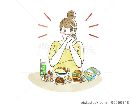 胃口大的肥胖女人 99360548