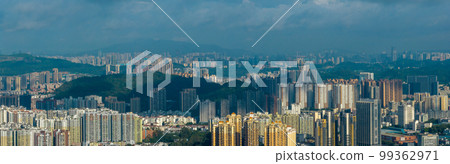 Aerial view of landscape in shenzhen city, China Aerial view of landscape in shenzhen city, China 99362971