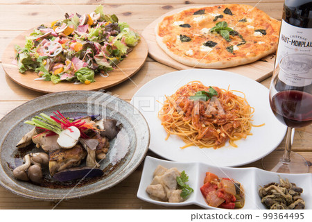 Menu photos, lunch, dinner, dessert Menu photos, lunch, dinner, dessert 99364495