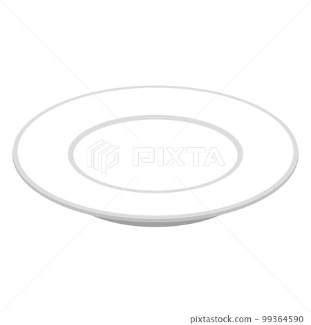 plate white 99364590