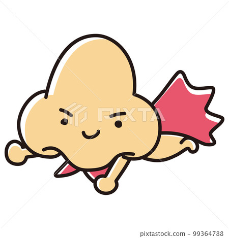 可愛的鼻子英雄角色 99364788