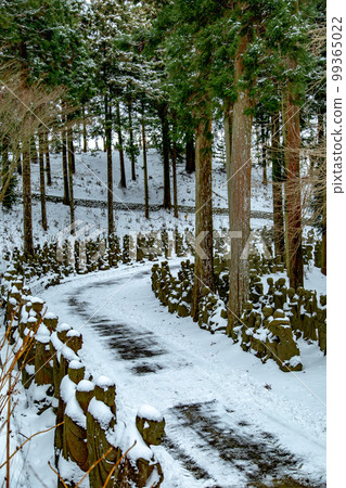 Unpenji covered with snow: A moving spectacle spreads out before you 99365022