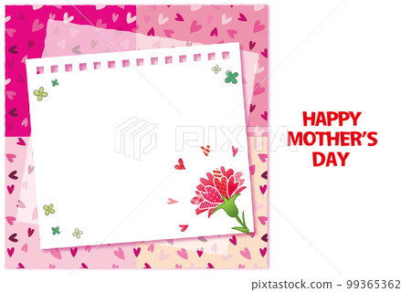 Mother's Day Greeting Card Message Frame 99365362