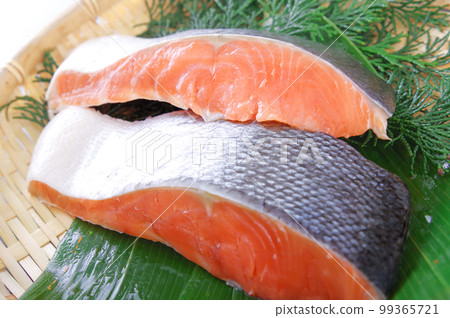 fresh salmon fillet 99365721