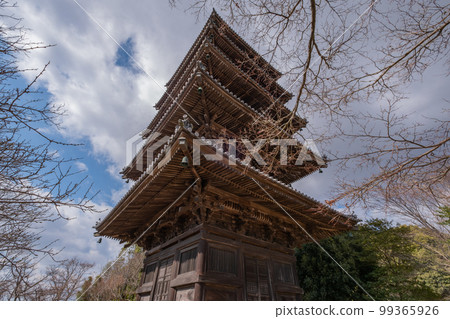 Bicchu Bunji Temple Five-storied Pagoda Soja City, Okayama Prefecture Bicchu Bunji Temple Five-storied Pagoda Soja City, Okayama Prefecture 99365926