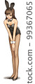 Bunny girl "Welcome" (facing left) 99367065