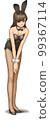 Bunny girl "Welcome" (facing right) 99367114