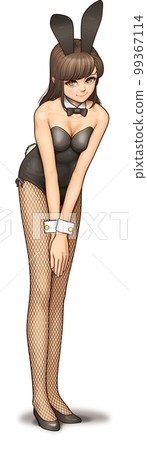 Bunny girl "Welcome" (facing right) Bunny girl "Welcome" (facing right) 99367114
