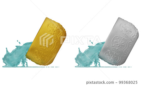element of gold and silver bowl with water thai culture from image traced 3d. songkran festival thailand travel. element of gold and silver bowl with water thai culture from image traced 3d. songkran festival thailand travel. 99368025