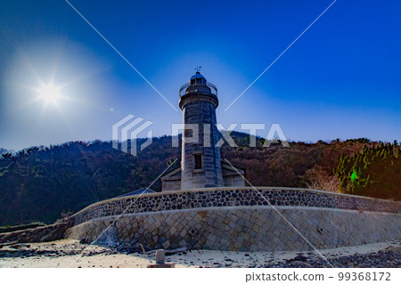 瀨戶內海的藝術之島男木島 99368172