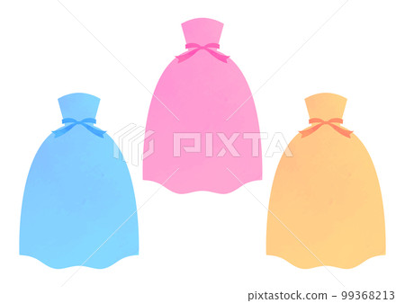 水彩風格可愛的衣服素材 水彩風格可愛的衣服素材 99368213