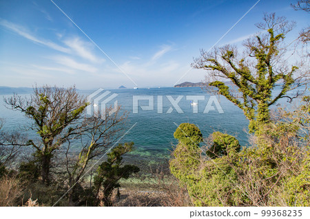 瀨戶內海的藝術之島男木島 99368235