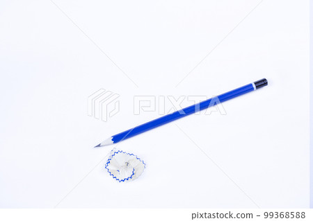 2B pencil on white background. 2B pencil on white background. 99368588