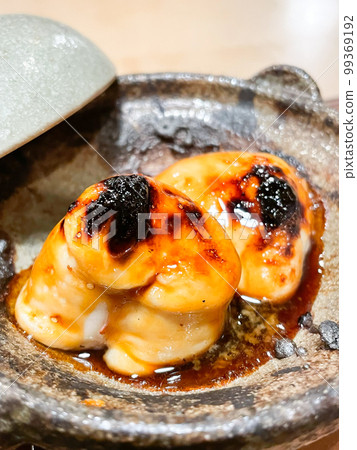 Fugu soft roe grilled with sauce Fugu soft roe grilled with sauce 99369192