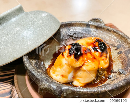 Fugu soft roe grilled with sauce 99369193