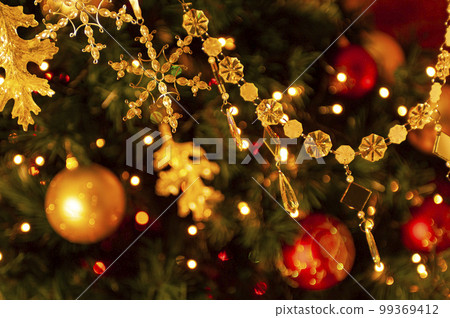 Christmas tree and ornaments Christmas tree and ornaments 99369412