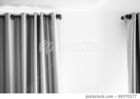 Curtain window interior decoration in living room 99370577