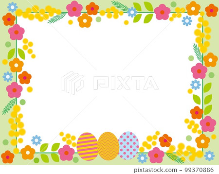 Easter frame white space Easter frame white space 99370886