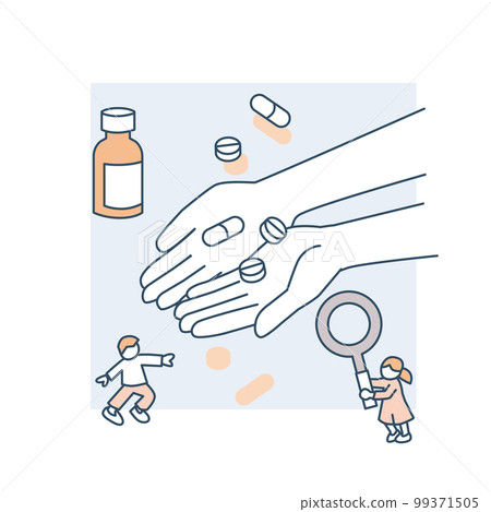 Think about medicine. Explanation of treatment and care 99371505