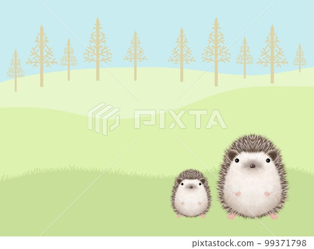 hedgehog background 99371798