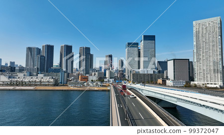 Aerial photograph of city 99372047
