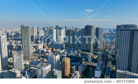 城市的航拍照片 城市的航拍照片 99372066