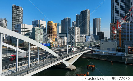 Aerial photograph of city Aerial photograph of city 99372070