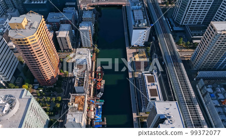 Aerial photograph of city 99372077